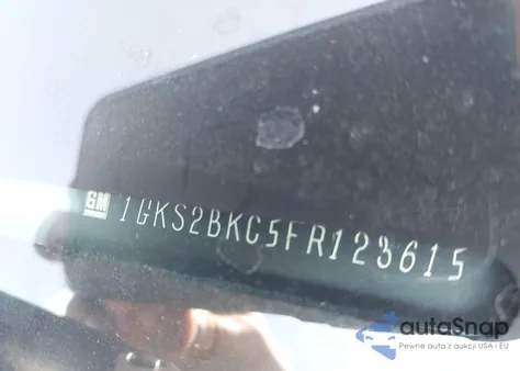 2015 GMC Yukon Slt from USA, damaged, VIN 1GKS2BKC5FR123615